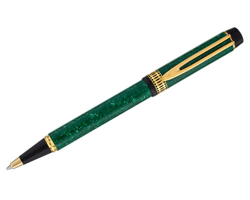 Waterman Man 100 Patrician Ballpoint Pen - Jade with Gold Trim (2025-1213-55)