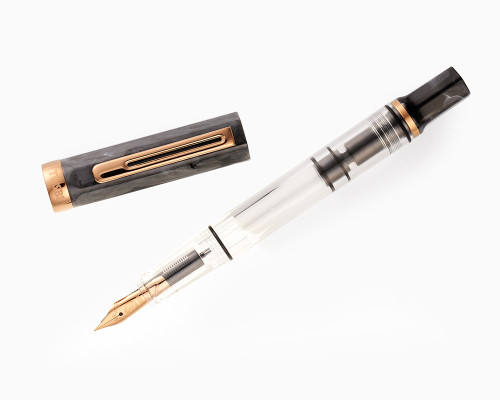TWSBI ECO Fountain Pen - Black Marble with Bronze