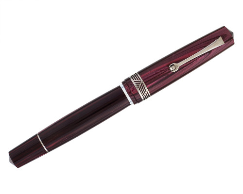 Leonardo Momento Magico - Red Celluloid Artist Proof Prototype, 14kt Fine Nib (2026-0114-01)