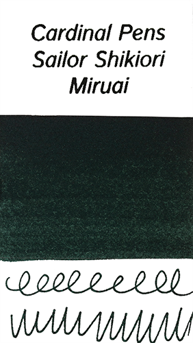 Sailor Shikiori Miruai Ink Sample (4ml Vial)