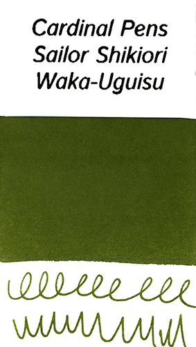 Sailor Shikiori Waka-Uguisu Ink Sample (4ml Vial)