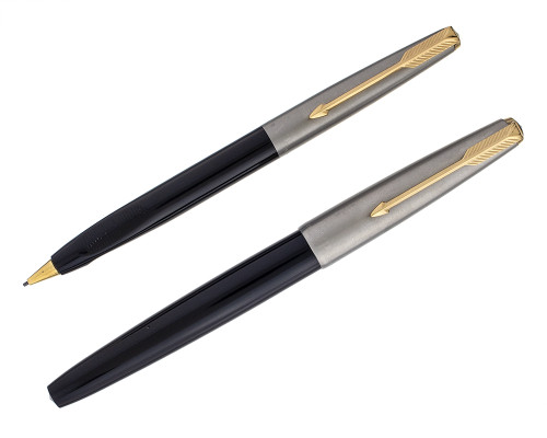 Parker VP Fountain Pen and Mechanical Pencil Set - Black (2026-0206-b4)