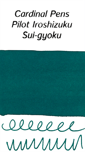 Pilot Iroshizuku Sui-gyoku Ink Sample (4ml Vial)