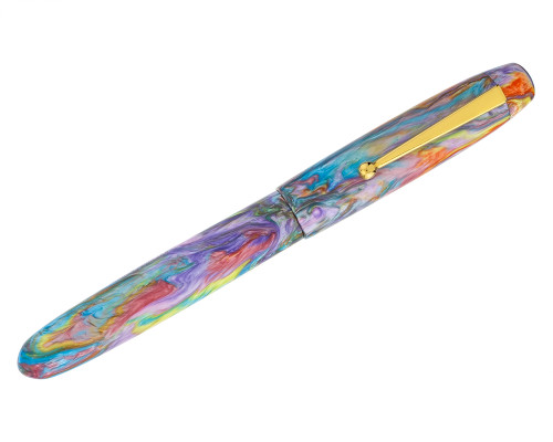 Edison Collier Fountain Pen - Primary Manipulation 4.5, Steel Fine Nib (2026-0309-02)