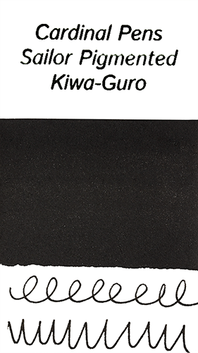 Sailor Kiwa-Guro Pigmented Black Ink Sample (4ml Vial)