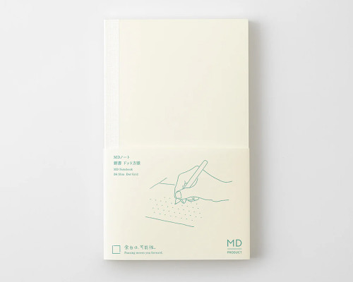 MD Notebook - B6 Slim, Dot Grid - Ivory