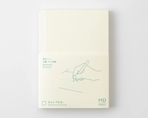 MD Notebook - A6, Dot Grid - Ivory