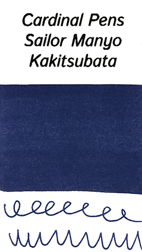 Sailor Manyo Kakitsubata Ink Sample (4ml Vial)