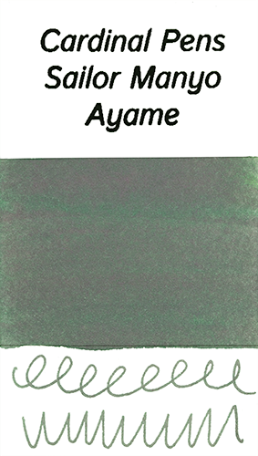 Sailor Manyo Ayame Ink Sample (4ml Vial)