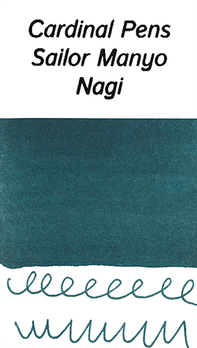 Sailor Manyo Nagi Ink Sample (4ml Sample)
