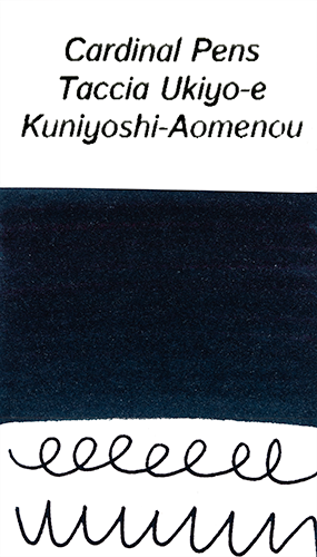 Taccia Ukiyo-e Kuniyoshi-Aomenou Ink Sample (4ml Sample)