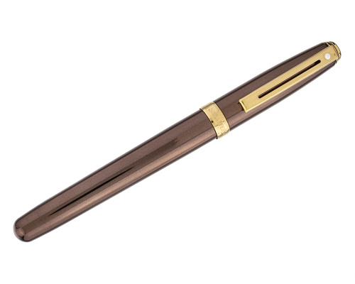Sheaffer Prelude Fountain Pen - Metallic Copper with Gold Trim, Steel Medium Nib (2026-0331-09)