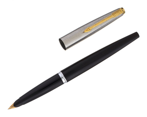 Parker 45 - Black, 14kt Medium Nib (2026-0401-16) - Open