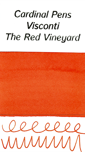 Visconti Red Vineyard Ink Sample (4ml Vial)