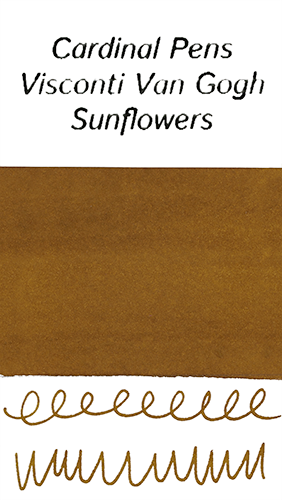 Visconti Sunflowers Ink Sample (4ml Vial)