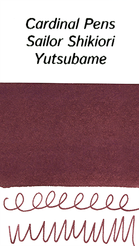 Sailor Shikiori Yutsubame Ink Sample (4ml Vial)