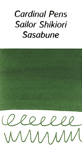 Sailor Shikiori Sasabune Ink Sample (4ml Vial)