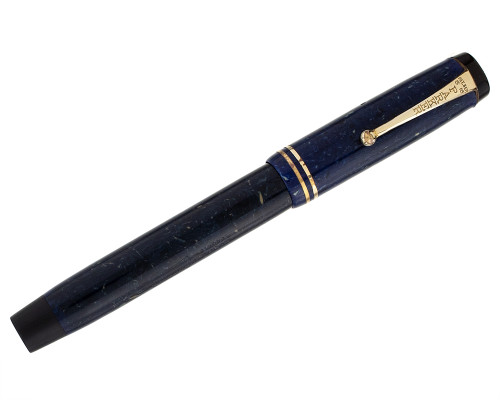 Parker Duofold Sr. Fountain Pen - Lapis, 14kt Medium Nib (2026-0506-16)