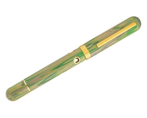 Nahvalur Nautilus Fountain Pen - Spring, Steel Double Broad Nib (2026-0507-08)