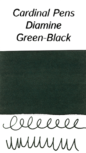Diamine Green-Black Ink Sample (4ml Vial)
