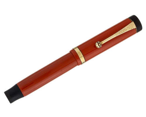 Parker Duofold Jr. Fountain Pen - Orange, 14kt Fine Nib (2026-0617-23)