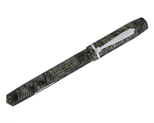 WASP Lever Filler Fountain Pen - Grey Lahn, 14kt Extra Fine Flexible Nib (2026-0617-30)