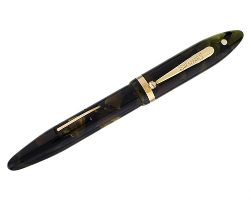 Sheaffer Oversized Balance Fountain Pen - Marine Green, 14kt Fine Nib (2026-0617-39)