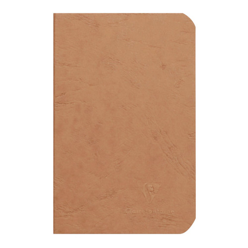 Clairefontaine Basic Staplebound - 3.5 x 5.5, Lined - Tan
