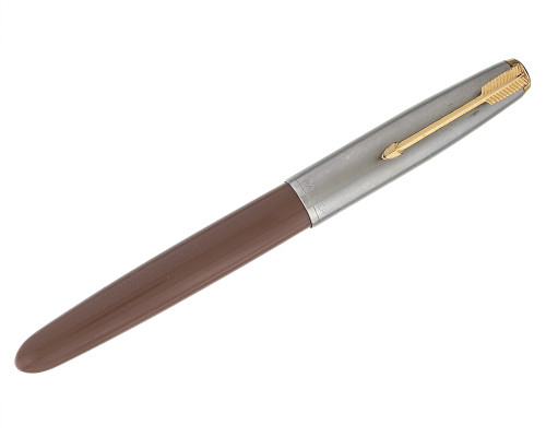 Parker 51 Demi Aerometric Fountain Pen - Cocoa, 14kt Extra Fine Nib (2026-0617-48)