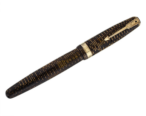 Parker Vacumatic Major - Copper Pearl, 14kt Fine Nib (2026-0617-55)