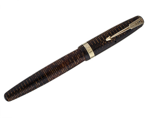 Parker Vacumatic Major - Copper Pearl, 14kt Fine Nib (2026-0617-56)