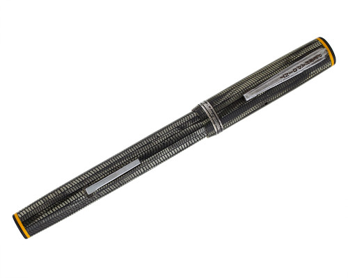 Eberhard Faber Permapoint Fountain Pen - Grey Lizard Skin, Steel Fine Nib (2026-0617-62)