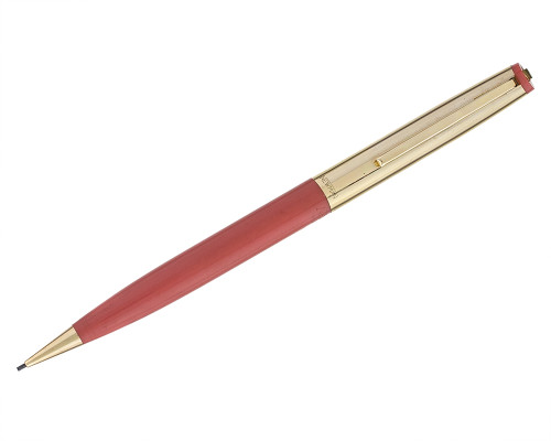 Newman Mechanical Pencil - Salmon with Gold Cap (2026-0626-04)