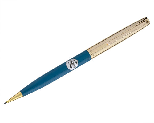Newman Mechanical Pencil - Blue with Gold Cap (2026-0626-12)