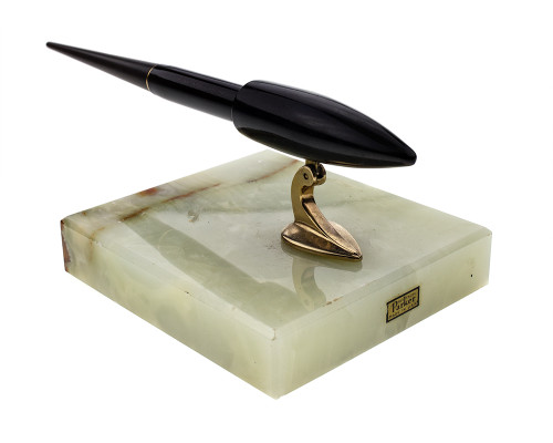 Parker Vacumatic Desk Set - Black, 14kt Medium Nib (2026-0702-d2)