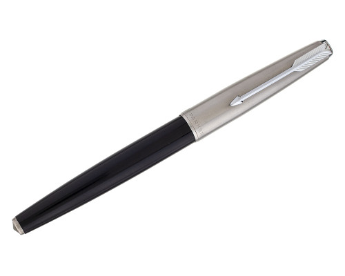 Parker 61 Fountain Pen - Black, 14kt Fine Nib (2026-0709-08)