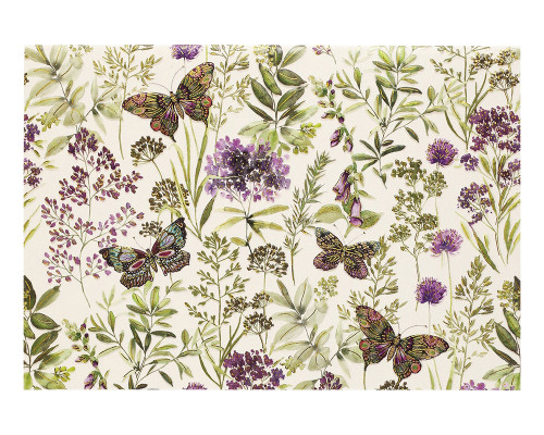 Peter Pauper Press Notecards - 5 x 3.5, Amethyst Butterflies