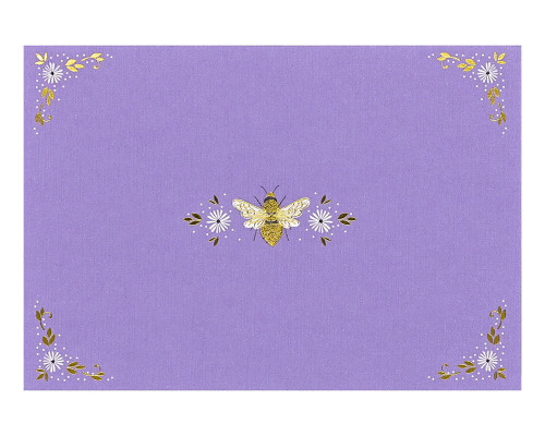 Peter Pauper Press Notecards - 5 x 3.5, Florentine Bees