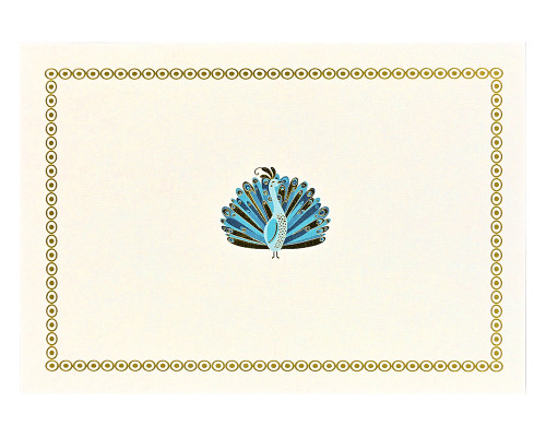 Peter Pauper Press Notecards - 5 x 3.5, Peacock