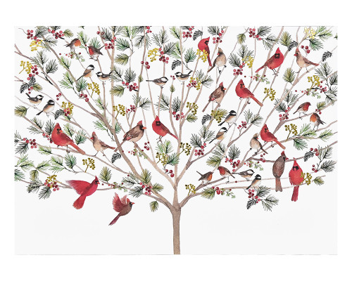Peter Pauper Press Notecards - 5 x 7, A Merry Perch Deluxe Boxed Holiday Cards