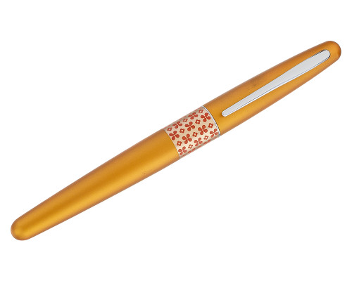 Pilot Metropolitan Fountain Pen - Orange, Steel Calligraphy Nib (2026-0715-28)
