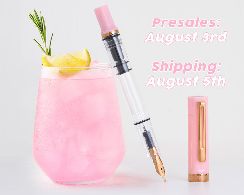 TWSBI ECO Fountain Pen - Pink Lemonade with Bronze - Dates