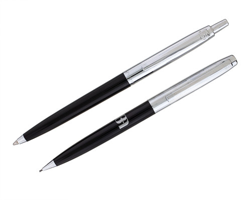 Eversharp Jotter Ballpoint and Mechanical Pencil Set - Black (2026-0727-09)