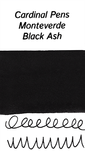 Monteverde Black Ash Ink Sample (4ml Vial)
