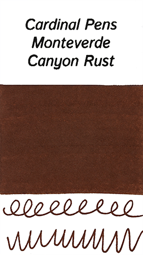 Monteverde Canyon Rust Ink Sample (4ml Vial)