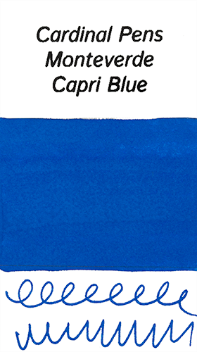 Monteverde Capri Blue Ink Sample (4ml Vial)