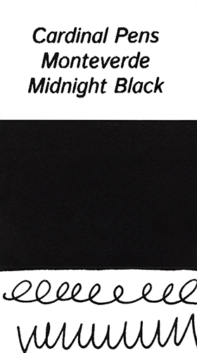 Monteverde Midnight Black Ink Sample (4ml Vial)