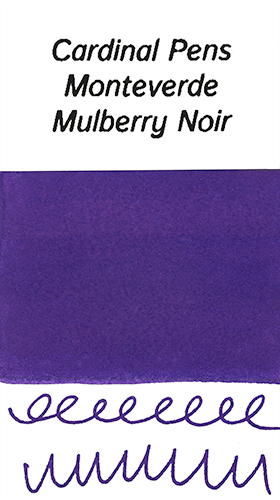 Monteverde Mulberry Noir Ink Sample (4ml Vial)