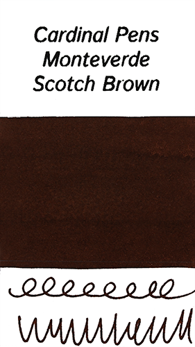 Monteverde Scotch Brown Ink Sample (4ml Vial)