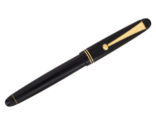 Pilot Custom Slim Fountain Pen - Black with Gold Trim, 14kt Fine NIb (2026-0827-03)